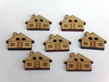 Olive wood house buttons