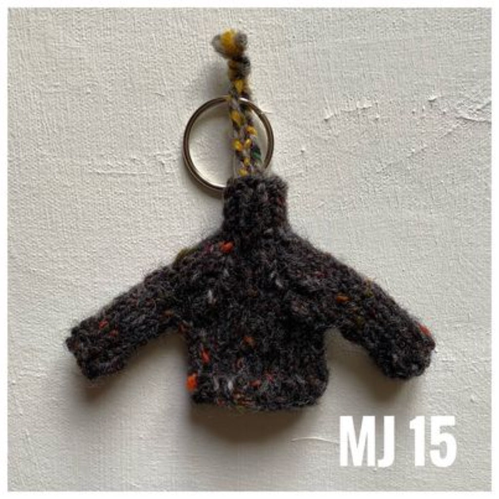 Mini Jumper Key Rings, Irish gift, Irish Aran jumper key ring