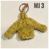Hand knitted Mini Jumper Key Rings