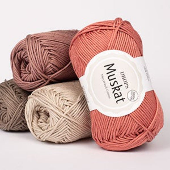 muskat 100%  mercerised double knit cotton by drops !