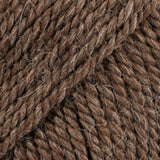 nepal aran wool/alpaca mix by drops medium brown mix 0612