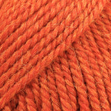 nepal aran wool/alpaca mix by drops orange mix 2920