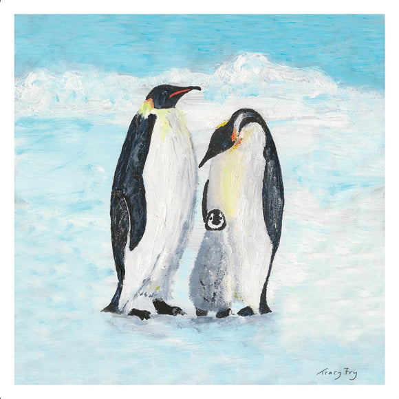 Penguin greeting card