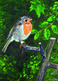 Robin greeting card