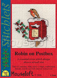 Robin on Postbox Cross Stitch Kit