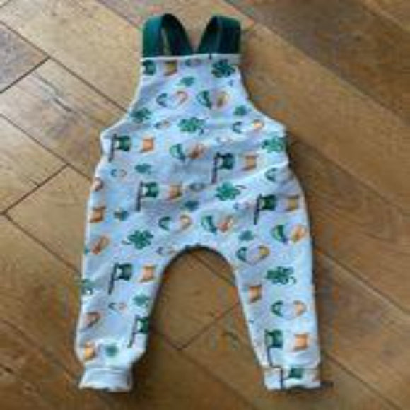 St. Patrick's Day Cross Back Overalls