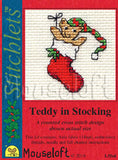 Teddy in Stocking Christmas Cross Stitch Kit