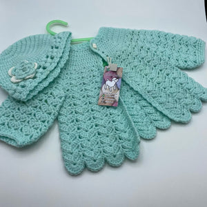 Baby matinee sets - hand crocheted