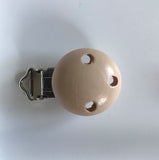 Wooden Baby Pacifier Clip