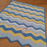 Baby Zig Zag Hand Crocheted Blankets