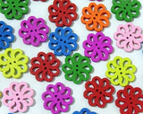 Flower wooden Buttons