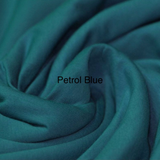 jersey fabric petrol blue