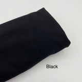 jersey fabric black