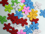 Flower wooden Buttons