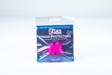 These 2 pink 100% Silicone Finger Protectors are ideal to use with your glue gun or craft iron.  