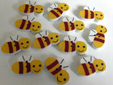 Bee Wooden Buttons
